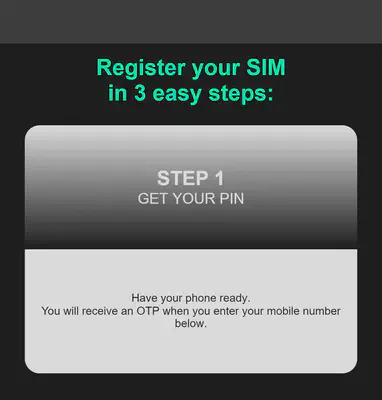 Step 1: Get your pin.